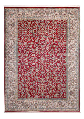 Tappeto di seta - Seta del Kashmir - 302 x 216 cm - rosso