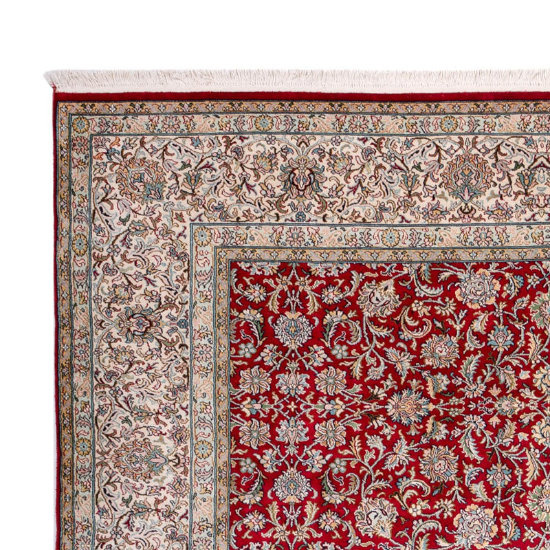 Tappeto di seta - Seta del Kashmir - 302 x 216 cm - rosso