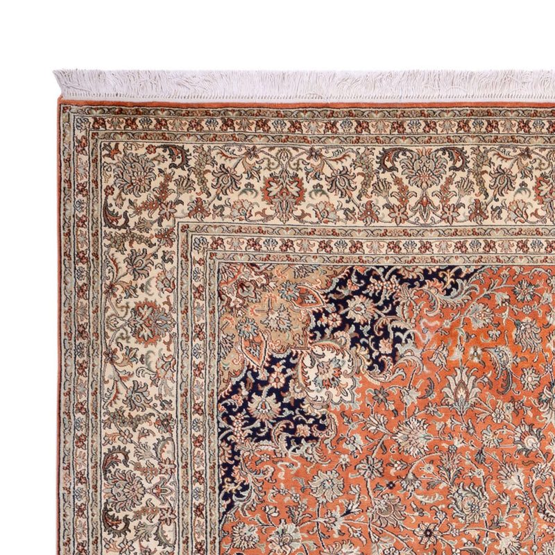 Tappeto di seta - Seta del Kashmir - 306 x 220 cm - terracotta