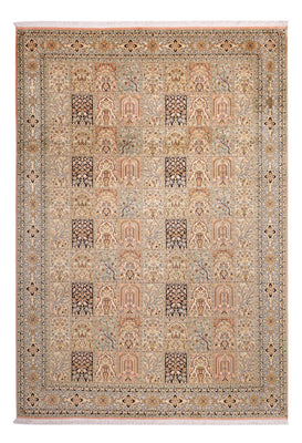 Tappeto di seta - Seta del Kashmir - 316 x 220 cm - beige scuro