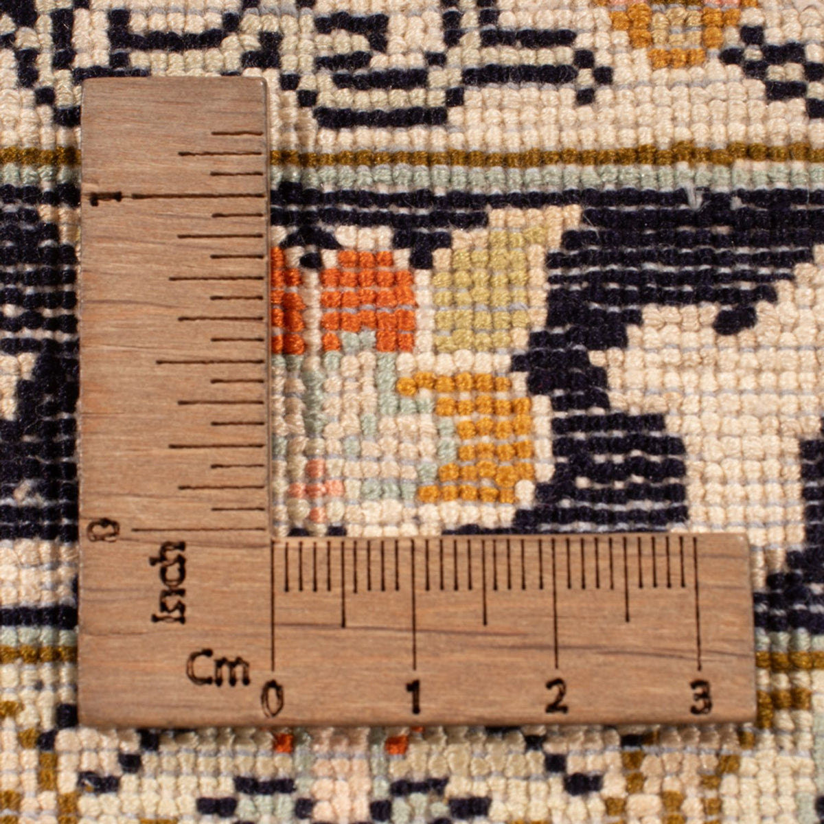 Tappeto di seta - Seta del Kashmir - 316 x 220 cm - beige scuro