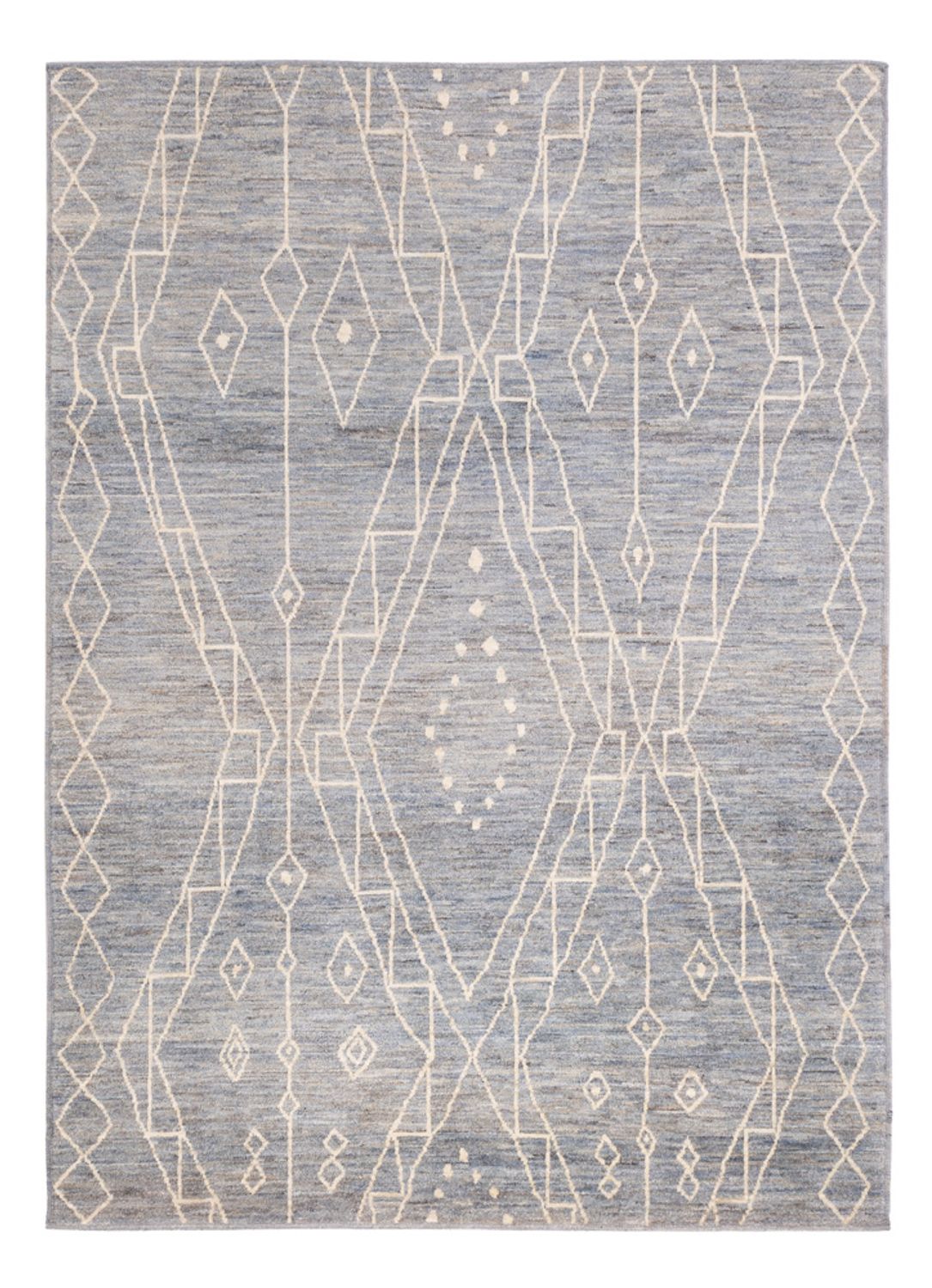 Tappeto berbero - 208 x 148 cm - blu mare