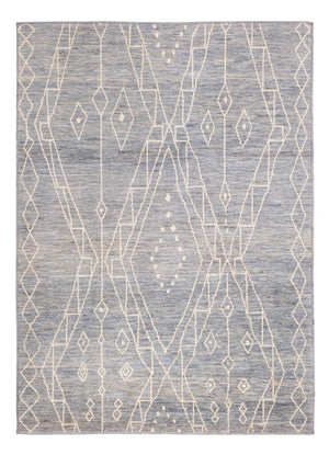 Tappeto berbero - 208 x 148 cm - blu mare