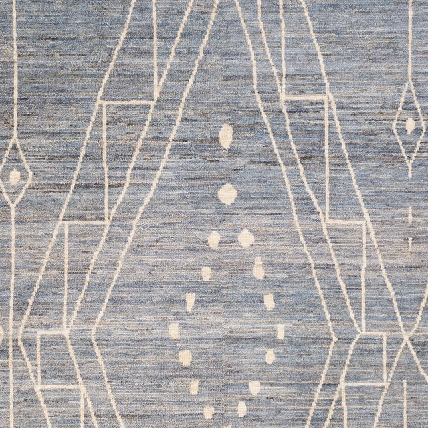 Tappeto berbero - 288 x 204 cm - blu mare