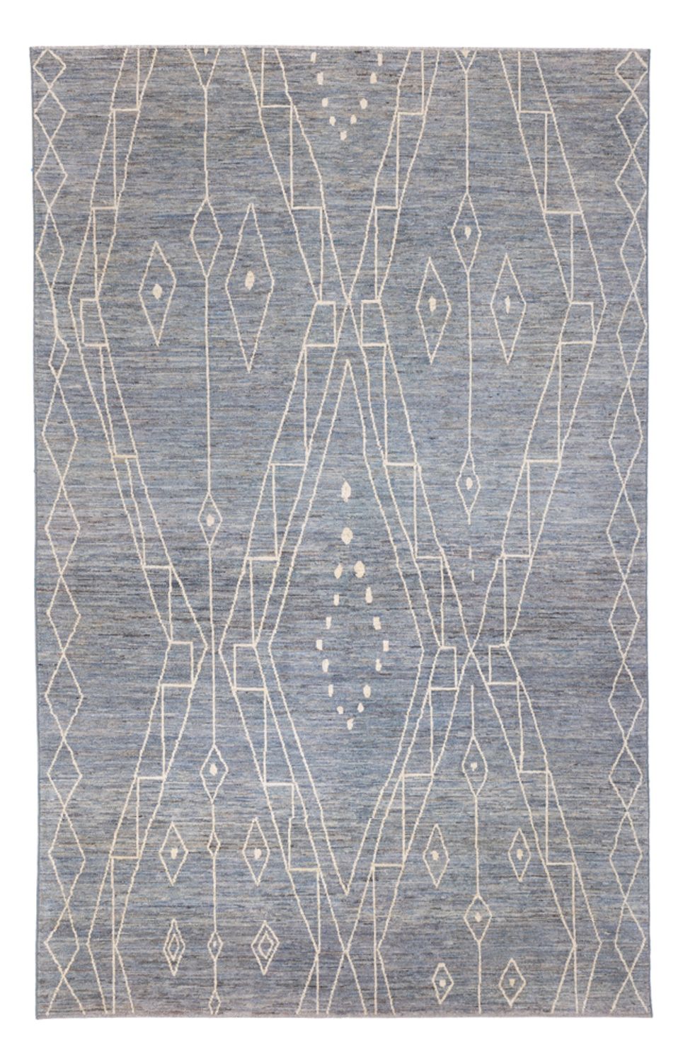 Tappeto berbero - 304 x 194 cm - blu mare