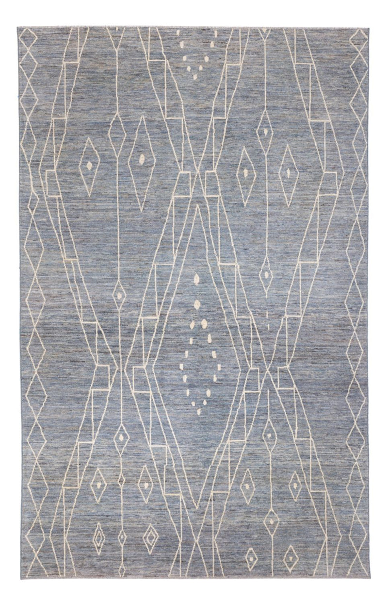 Tappeto berbero - 304 x 194 cm - blu mare