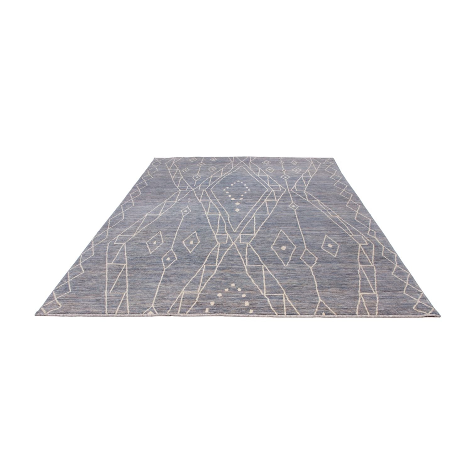 Tappeto berbero - 304 x 194 cm - blu mare