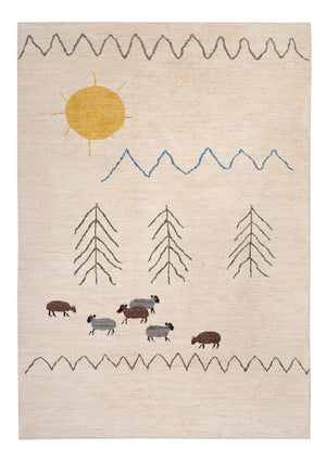 Tappeto berbero - 295 x 203 cm - naturale
