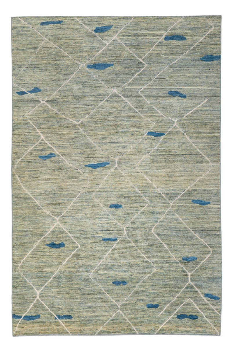 Tappeto berbero - 300 x 202 cm - verde chiaro