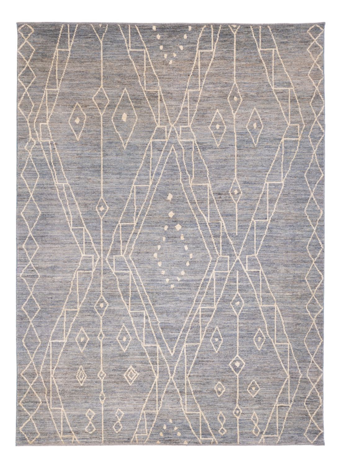 Tappeto berbero - 245 x 173 cm - blu mare