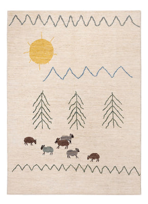 Tappeto berbero - 200 x 146 cm - crema