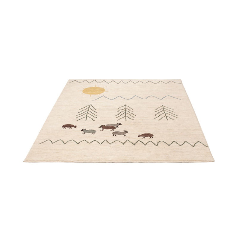 Tappeto berbero - 200 x 146 cm - crema