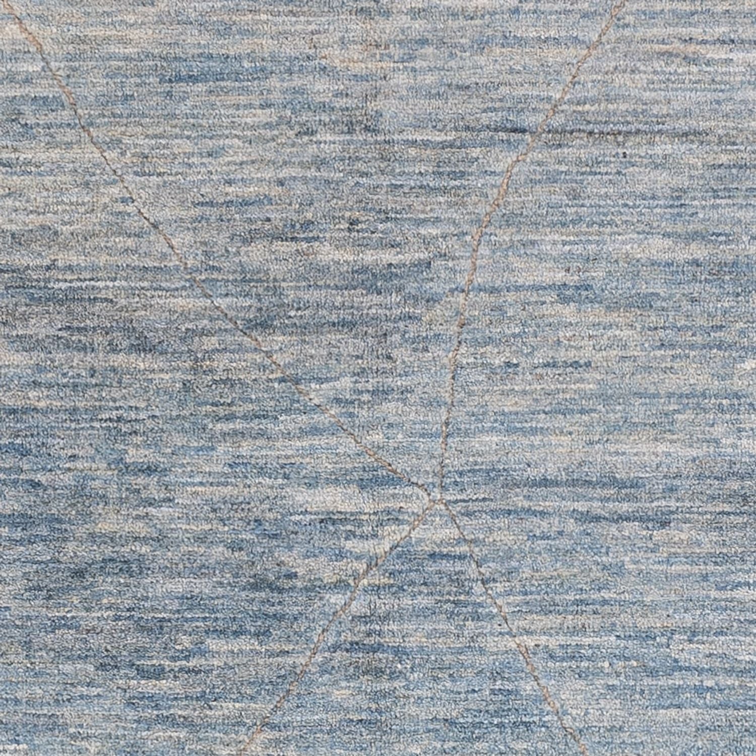 Tappeto berbero - 196 x 154 cm - blu mare