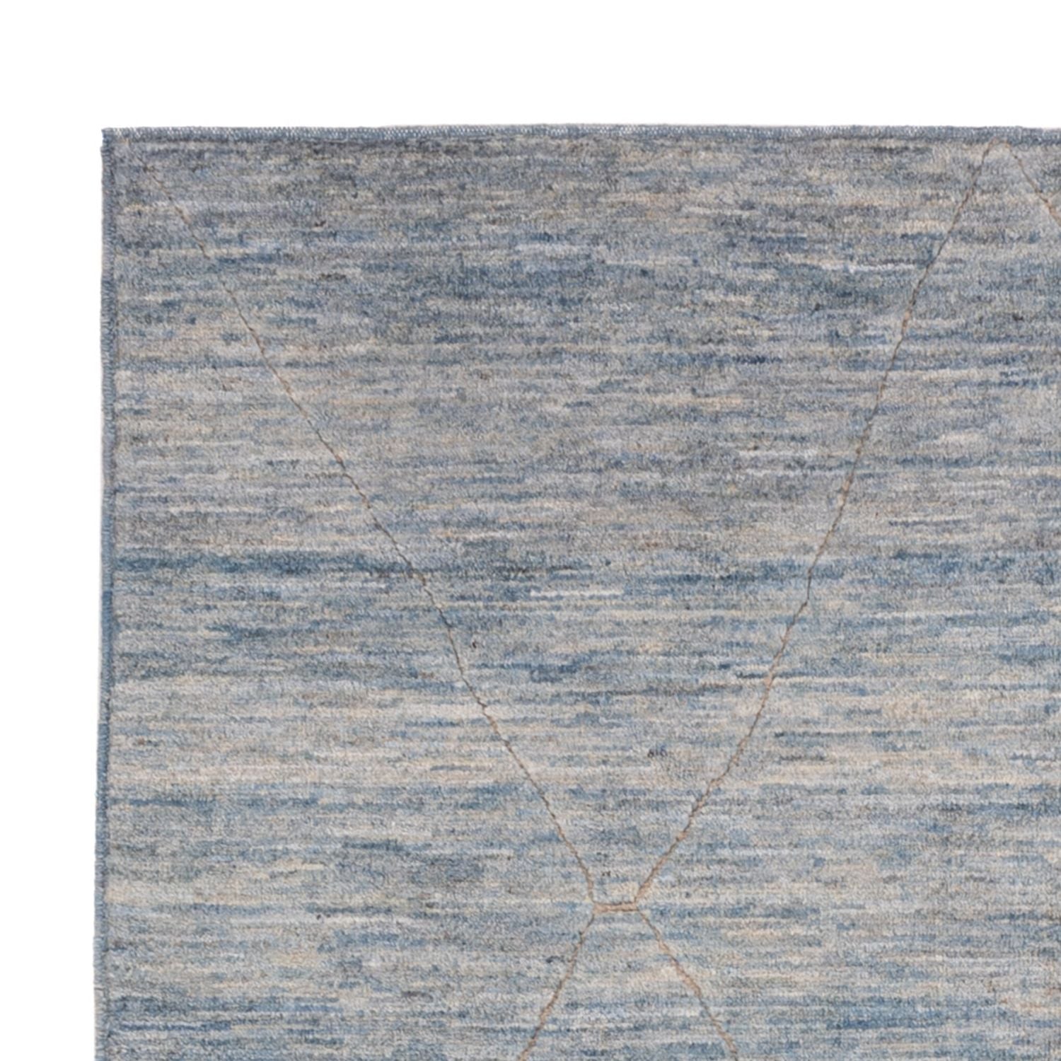 Tappeto berbero - 196 x 154 cm - blu mare