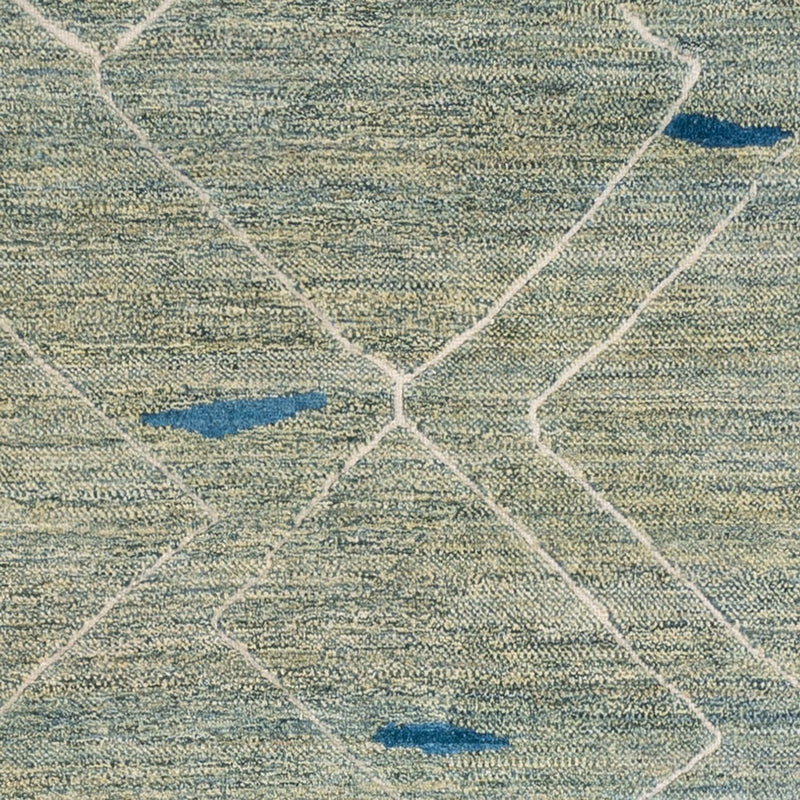 Tappeto berbero - 236 x 172 cm - verde chiaro