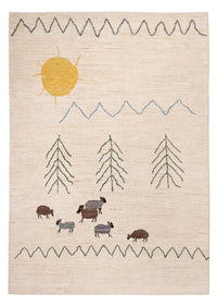 Tappeto berbero - 242 x 170 cm - crema