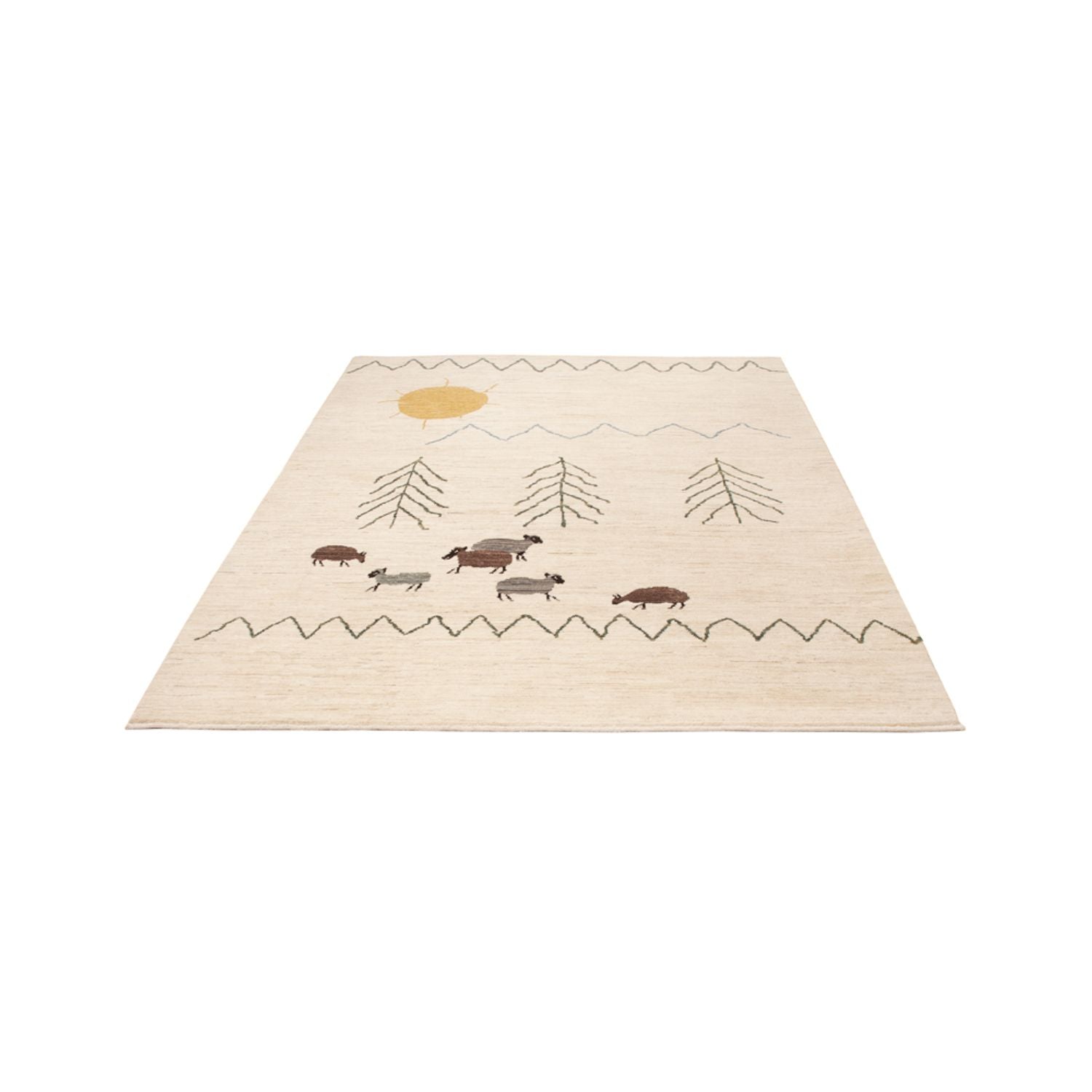 Tappeto berbero - 242 x 170 cm - crema