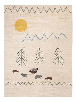 Tappeto berbero - 232 x 170 cm - crema