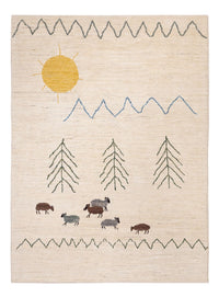 Tappeto berbero - 232 x 170 cm - crema