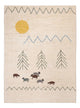 Tappeto berbero 232x170cm - Tappeto di lana