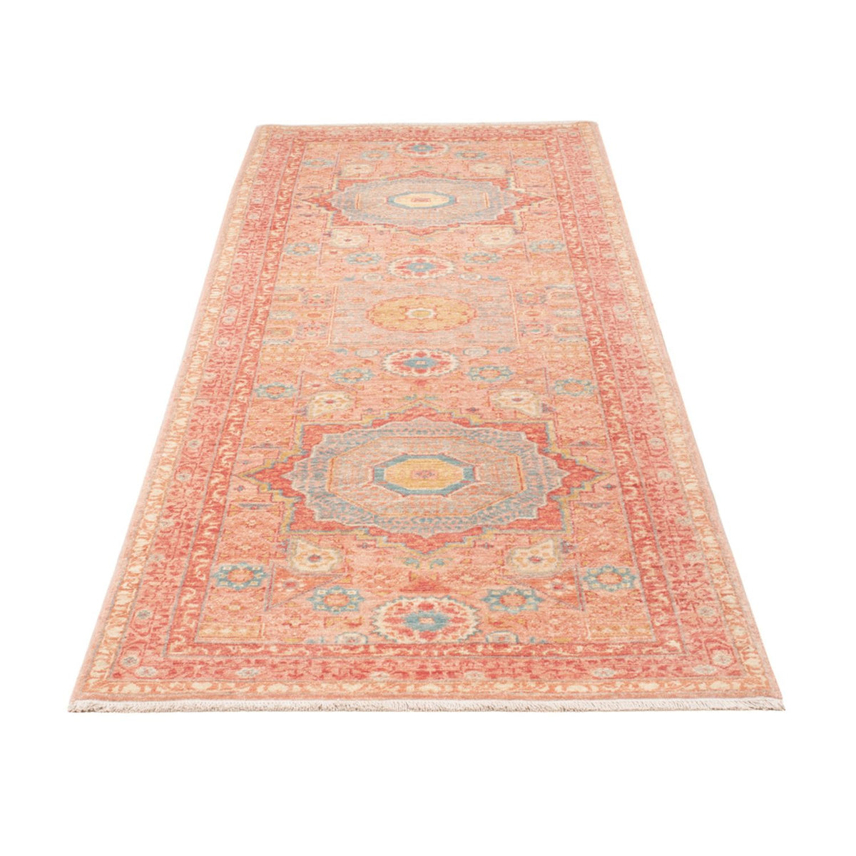 Tappeto corsia Tappeto Ziegler - Ariana - 250 x 86 cm - rosso chiaro