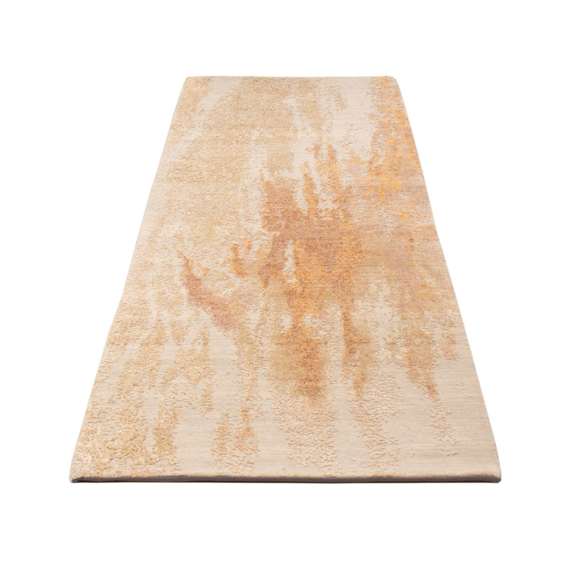 Tappeto corsia Tappeto di design - 248 x 76 cm - beige chiaro
