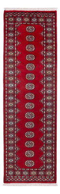 Tappeto corsia Tappeto Pakistani - 255 x 77 cm - rosso