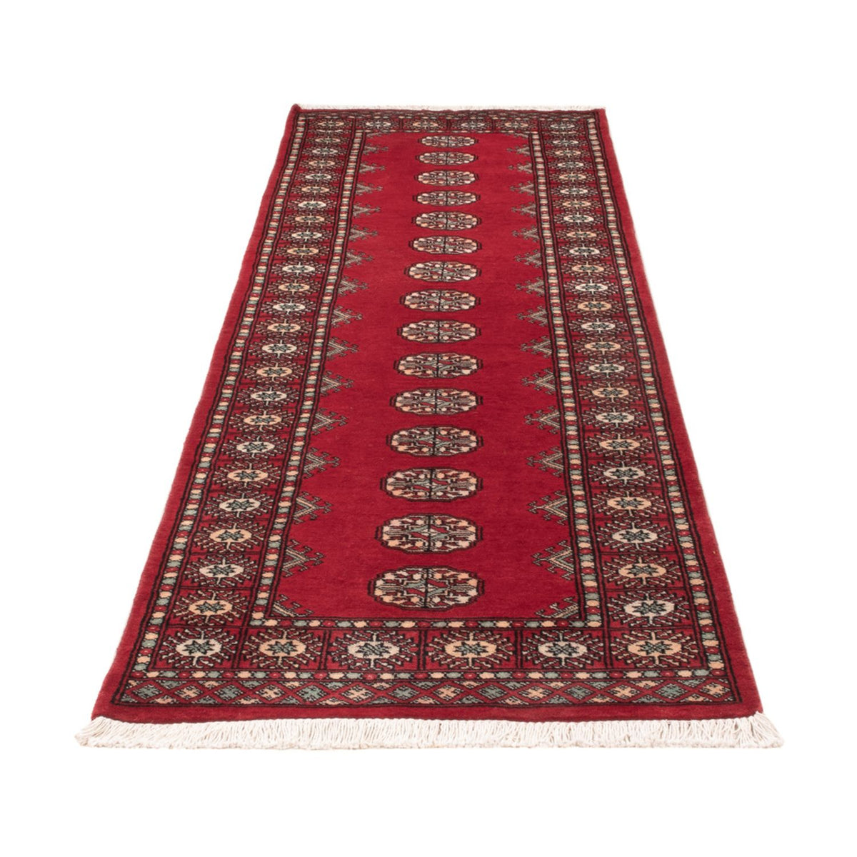 Tappeto corsia Tappeto Pakistani - 255 x 77 cm - rosso