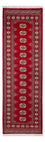 Tappeto corsia Tappeto Pakistani - 246 x 77 cm - rosso