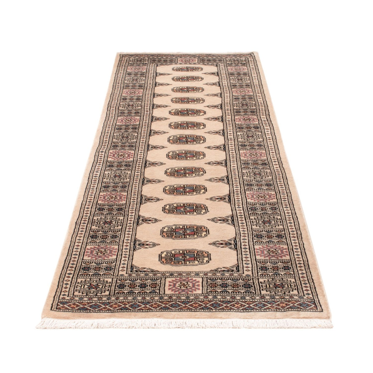Tappeto corsia Tappeto Pakistani - 249 x 77 cm - beige