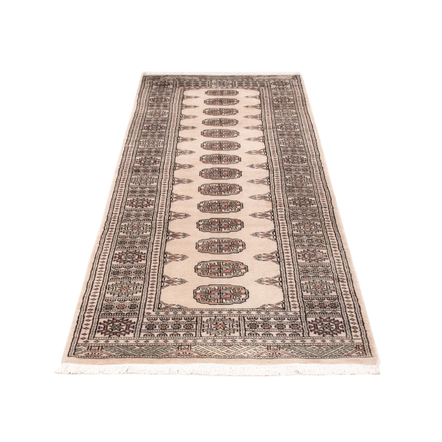 Tappeto corsia Tappeto Pakistani - 254 x 77 cm - beige