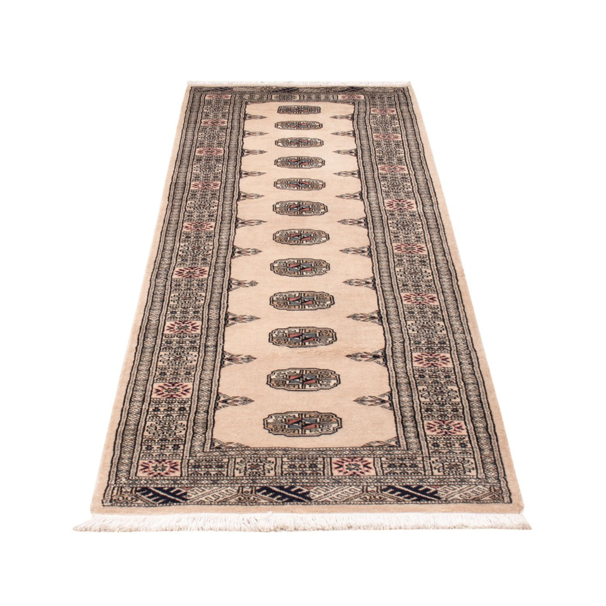 Tappeto corsia Tappeto Pakistani - 253 x 79 cm - beige