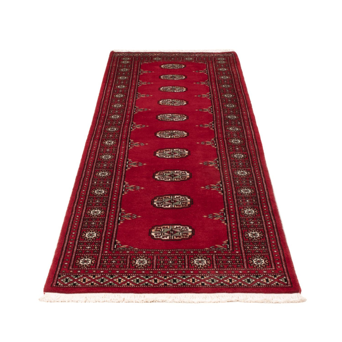 Tappeto corsia Tappeto Pakistani - 242 x 76 cm - rosso