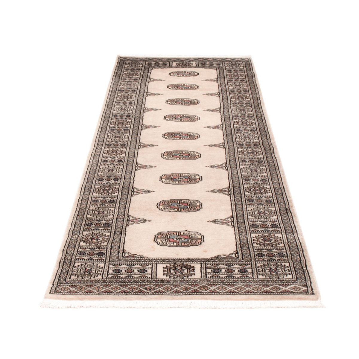 Tappeto corsia Tappeto Pakistani - 247 x 77 cm - beige
