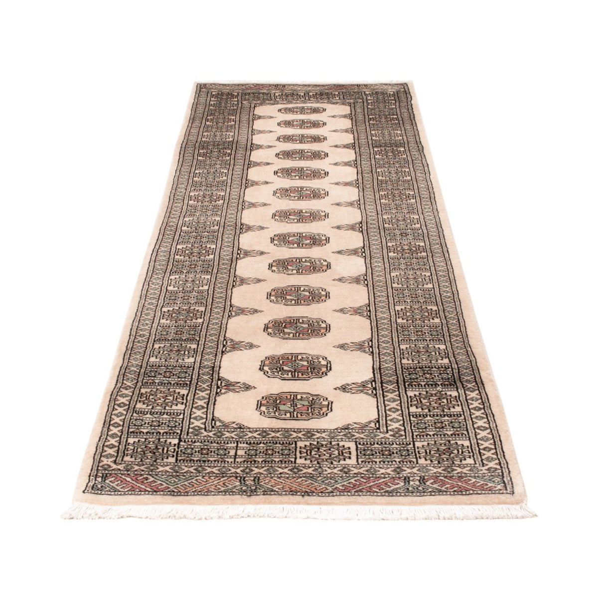 Tappeto corsia Tappeto Pakistani - 248 x 77 cm - beige