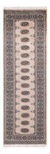 Tappeto Pakistani 77x237cm - Tappeto orientale - Passatoia / Beige / 77 x 237 cm Passatoia