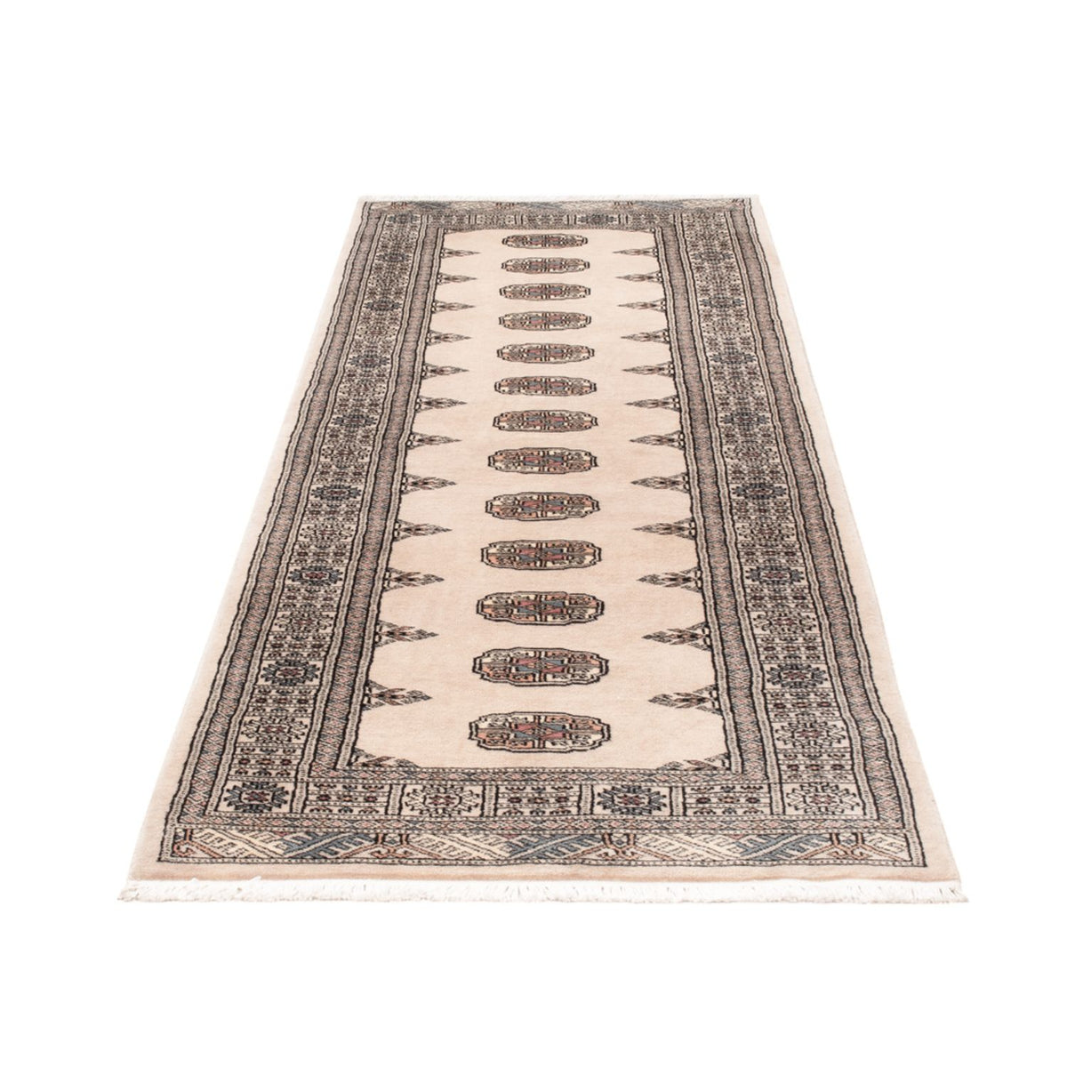 Tappeto corsia Tappeto Pakistani - 246 x 78 cm - beige