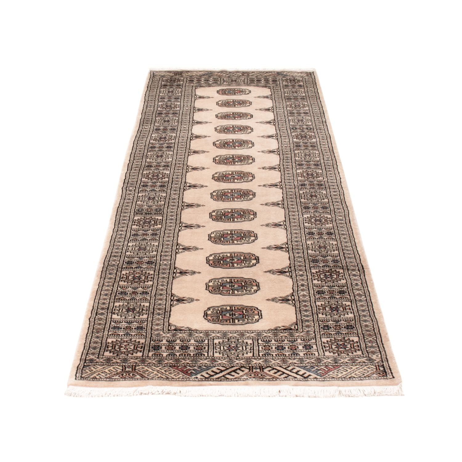 Tappeto corsia Tappeto Pakistani - 244 x 77 cm - beige