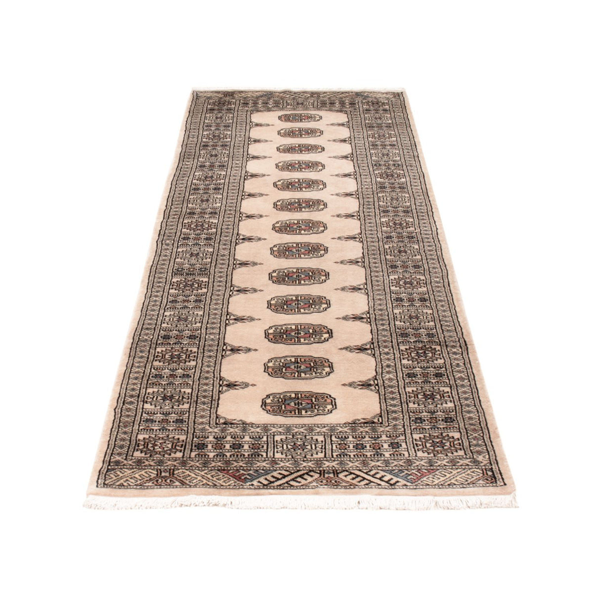 Tappeto corsia Tappeto Pakistani - 244 x 77 cm - beige