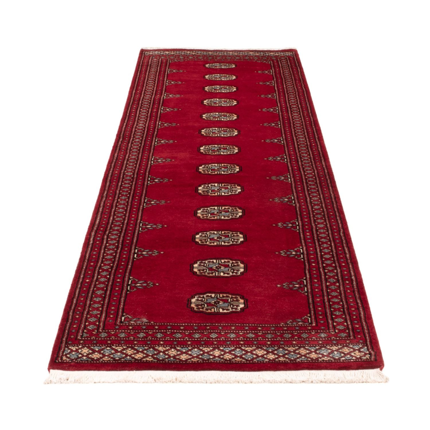 Tappeto corsia Tappeto Pakistani - 262 x 77 cm - rosso