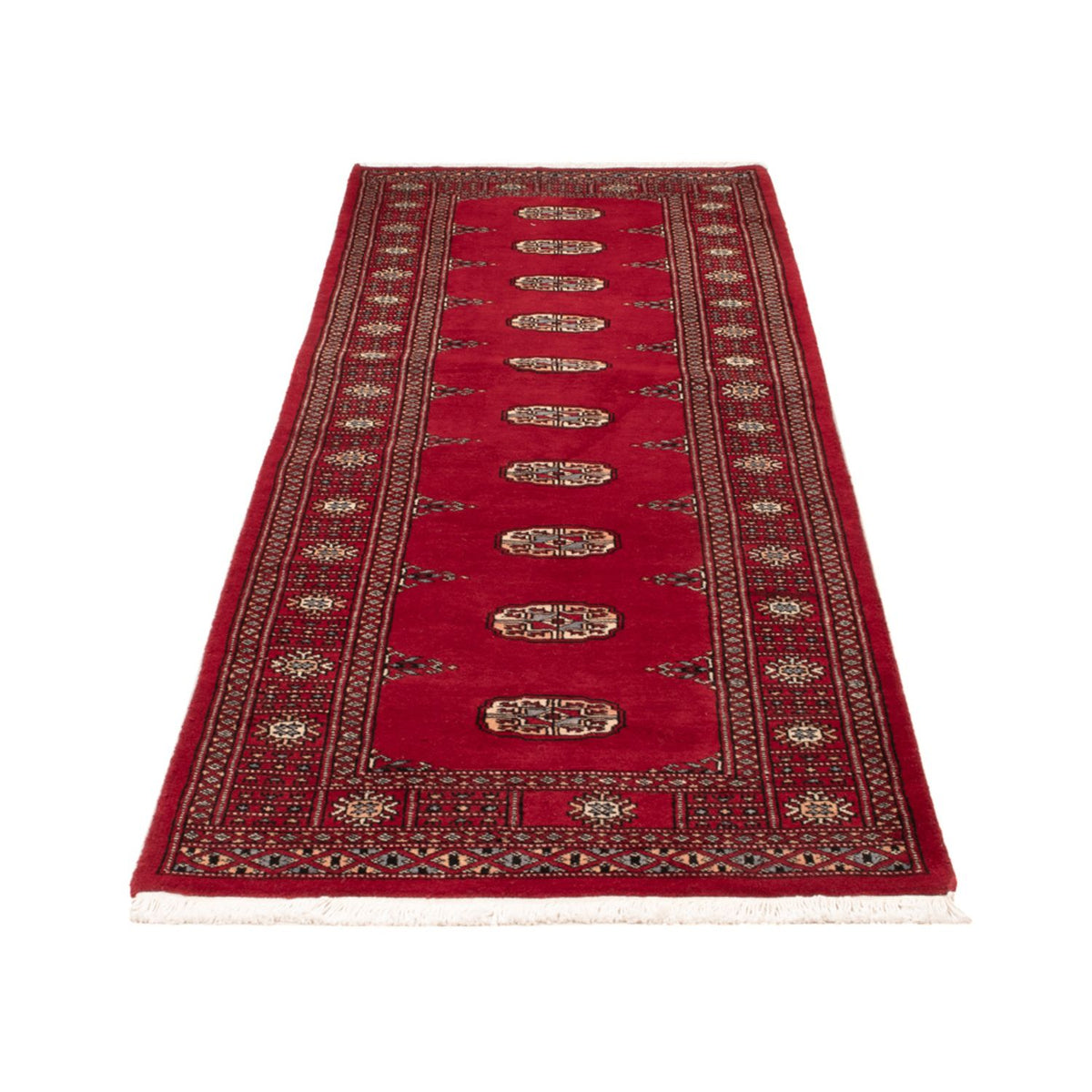 Tappeto corsia Tappeto Pakistani - 247 x 79 cm - rosso