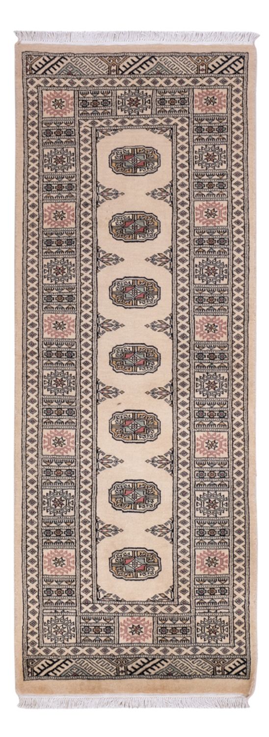 Tappeto corsia Tappeto Pakistani - 206 x 77 cm - beige