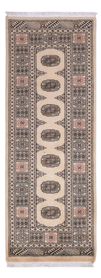 Tappeto corsia Tappeto Pakistani - 206 x 77 cm - beige