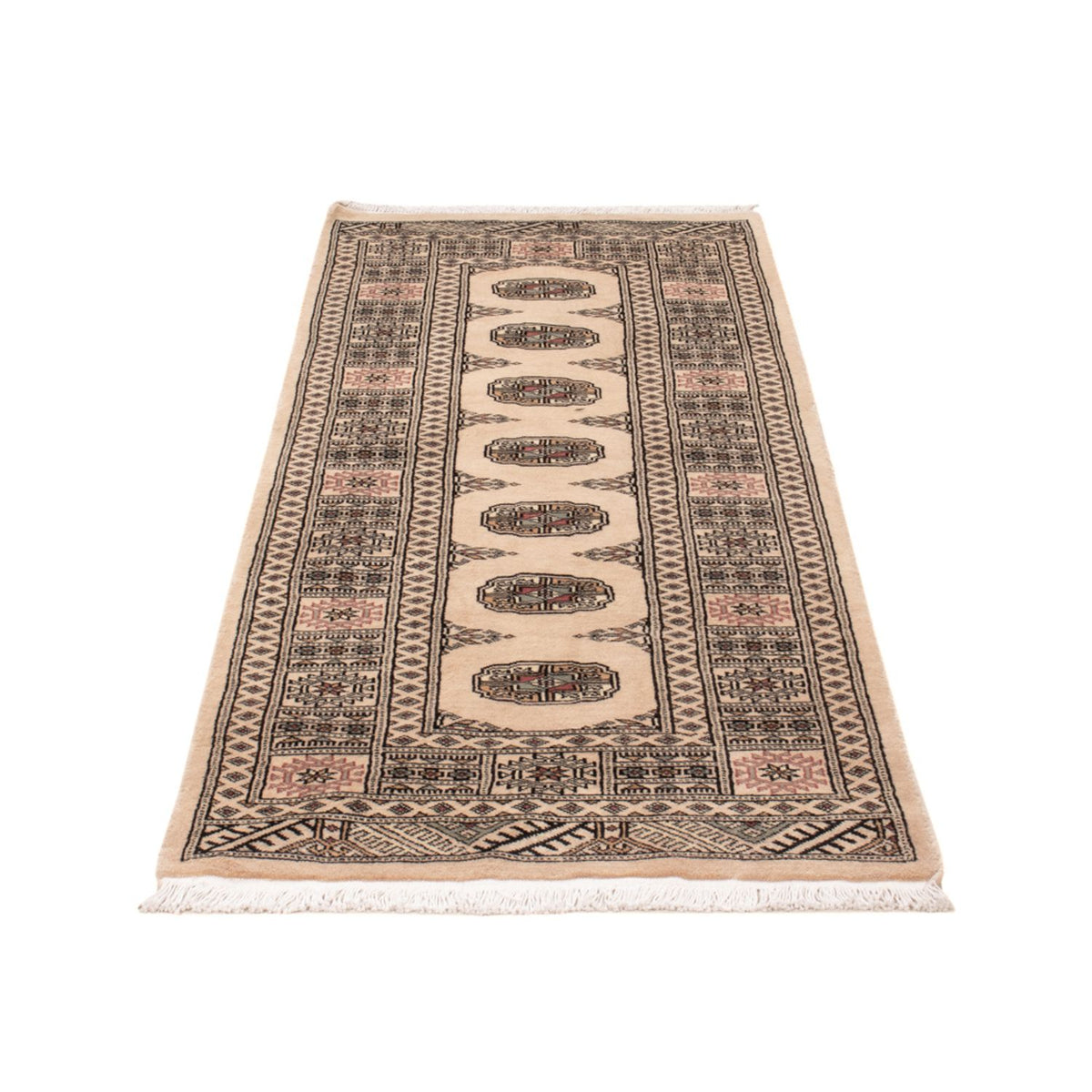 Tappeto corsia Tappeto Pakistani - 206 x 77 cm - beige