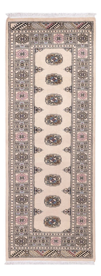 Tappeto corsia Tappeto Pakistani - 206 x 75 cm - beige