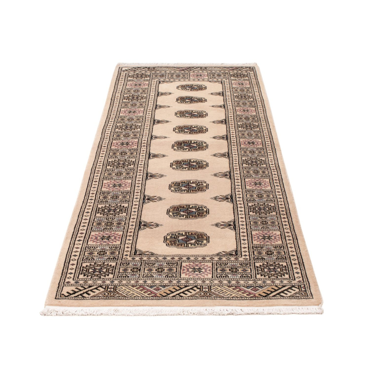 Tappeto corsia Tappeto Pakistani - 206 x 75 cm - beige