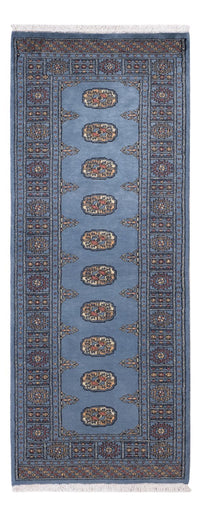 Tappeto corsia Tappeto Pakistani - 201 x 77 cm - blu