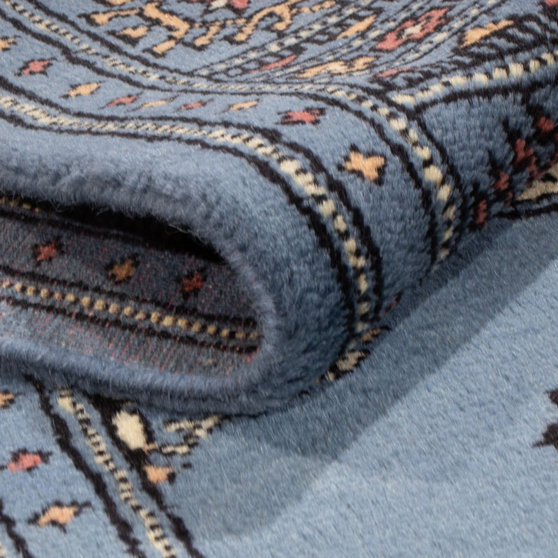 Tappeto corsia Tappeto Pakistani - 201 x 77 cm - blu