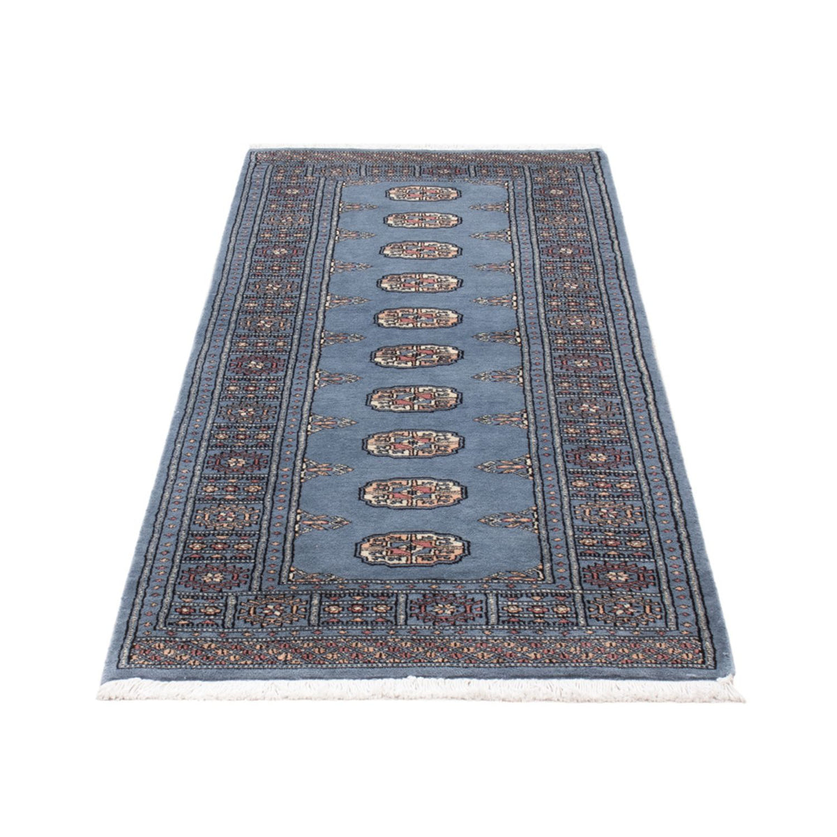 Tappeto corsia Tappeto Pakistani - 201 x 77 cm - blu