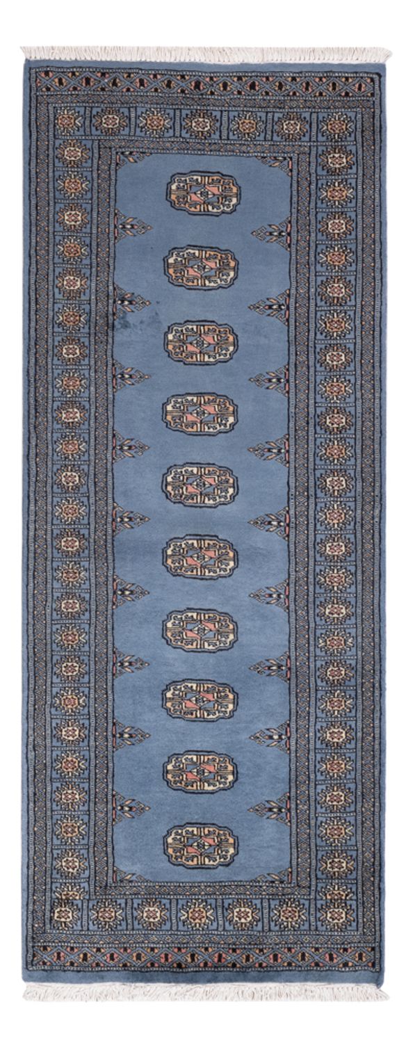 Tappeto corsia Tappeto Pakistani - 196 x 77 cm - blu